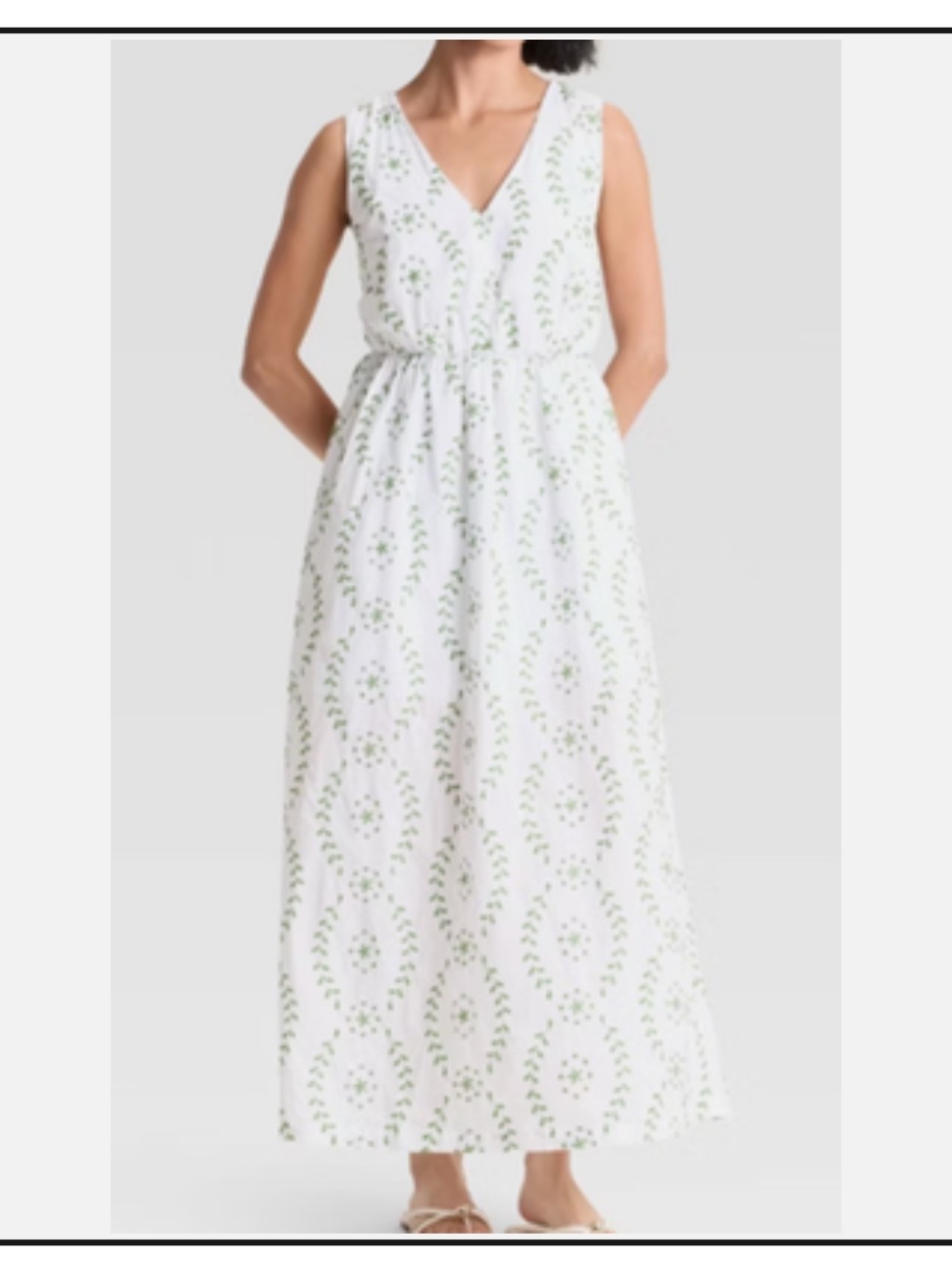 NWT A New Day for Target Open-Back Halter Maxi Sundress with pockets Size XS - Picture 9 of 9